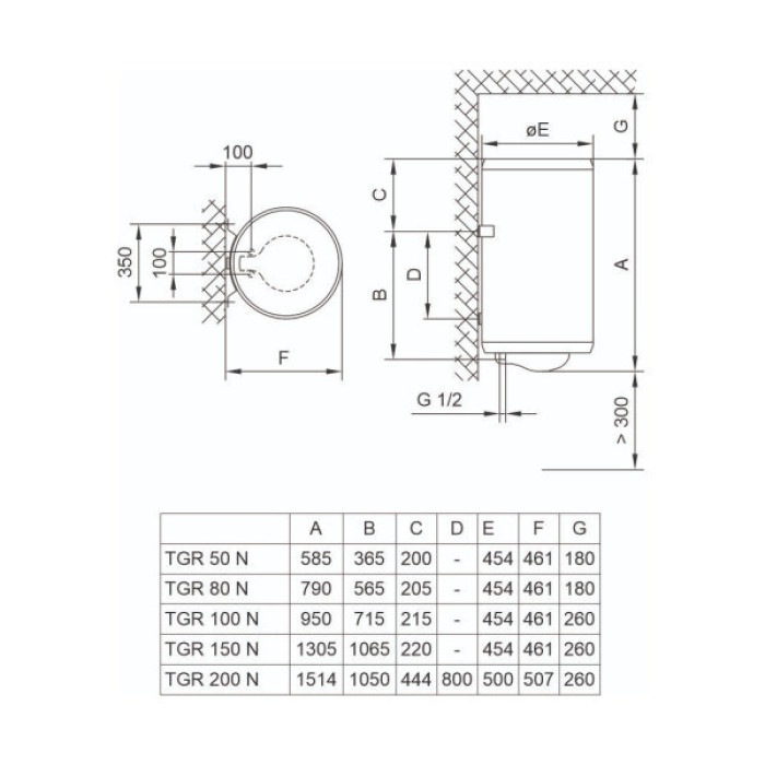 Бойлер TIKI TGR100NPRIMEM100V9_TIKI (700173)