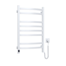 Сушарка для рушників Navin Avalon, 800х480 , таймер-регулятор, сталь, білий, праве підключення (12-103053-4880)