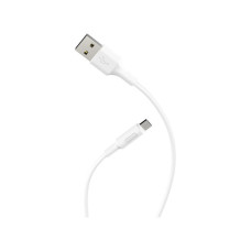 Дата кабель USB 2.0 AM to Micro 5P 1.0m 2A PVC X25 white HOCO (6957531080138)