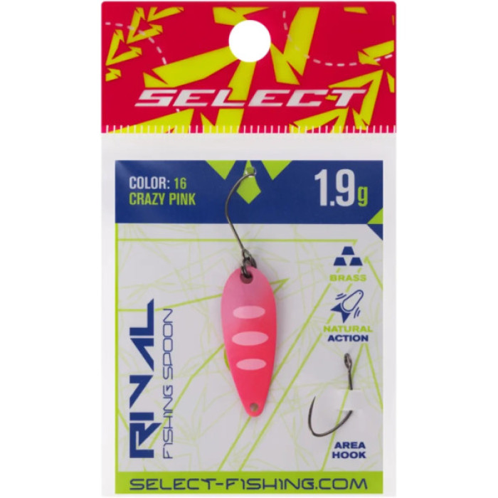 Блешня Select Rival 1.9g 30mm 16 Crazy Pink (1870.79.95)