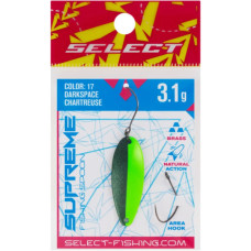 Блешня Select Supreme 3.1g 34mm 17 DarkSpace Chartreuse (1870.80.75)