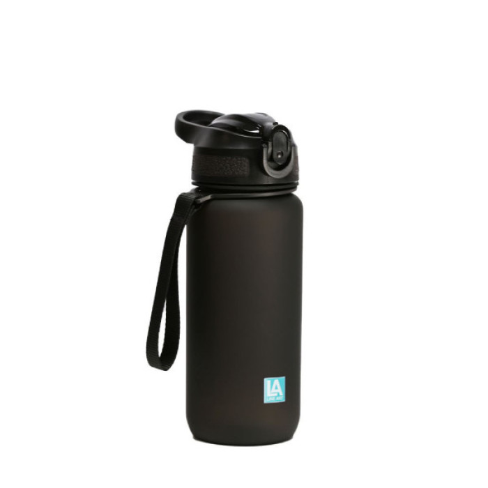 Пляшка для води Line Art Merlo 600 мл чорний (60013818LA-01)