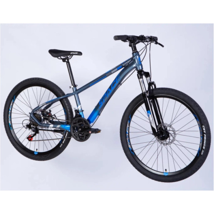Велосипед Space 26" MERCURY DD FR рама-13" AL 2026 сіро-синій (OPS-SP-26-086)