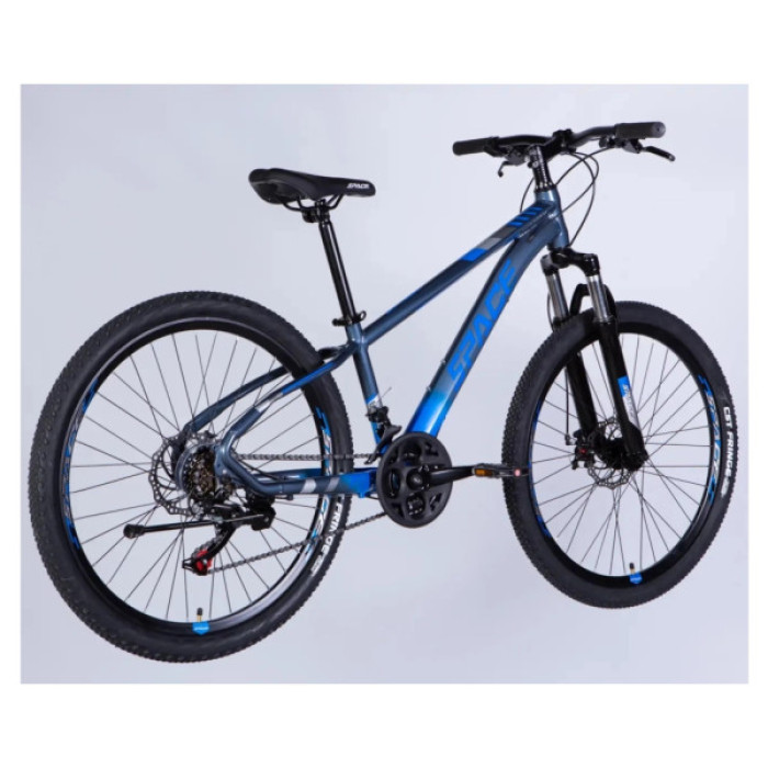 Велосипед Space 26" MERCURY DD FR рама-13" AL 2026 сіро-синій (OPS-SP-26-086)