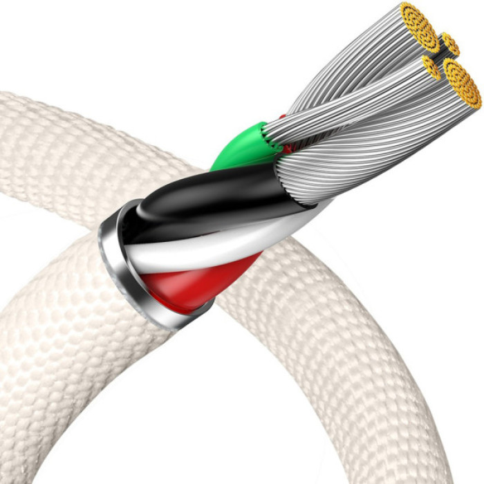 Дата кабель USB 2.0 AM to Lightning 1.2m 2.4A pink Baseus (CAJY001104)