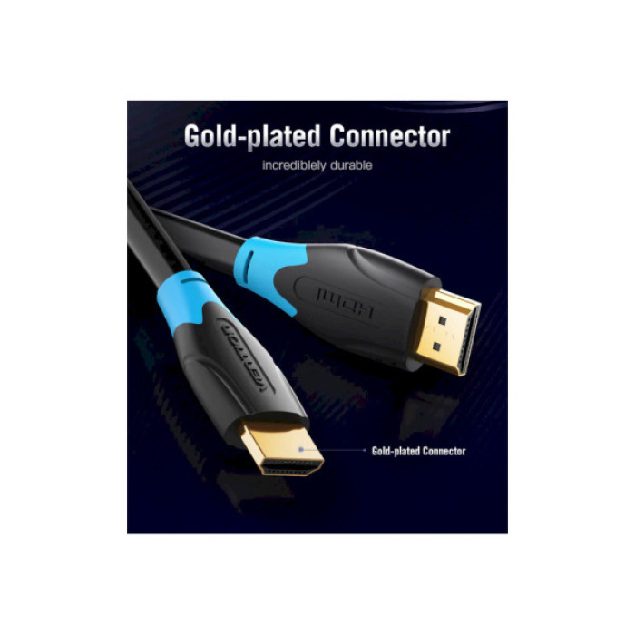 Кабель мультимедійний HDMI M to HDMI M 5.0m V2.0 4K60Hz Vention (AACBJ)