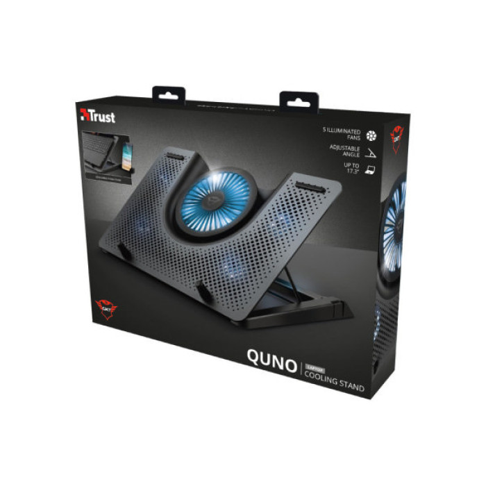 Підставка до ноутбука Trust GXT 1125 Quno (17.3") Blue LED Black (23581_TRUST)
