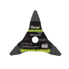 Ніж для тримера Gartner 255х25.4 мм 3-лопасті двосторонній (40020314)