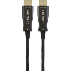 Кабель мультимедійний HDMI M to HDMI M 25.0m V2.0 4K60Hz optical Cablexpert (CCBP-HDMI-AOC-25M)