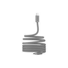 Дата кабель USB-C to USB-C 1.0m 60W Magnet Braided Light Grey Canyon (CND-CCMG60AB15LG)