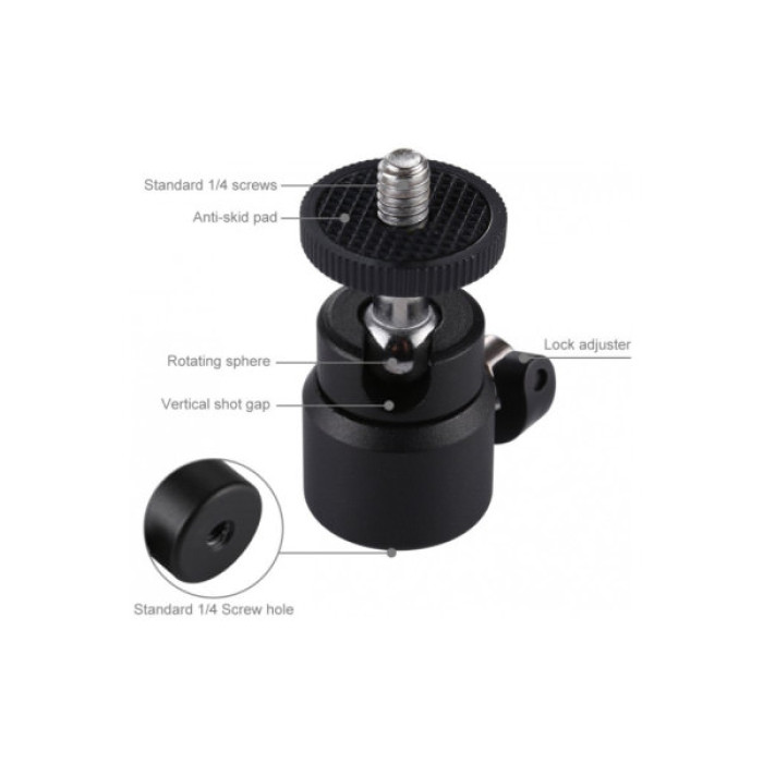 Голова штативна Puluz 1/4" (PU412)