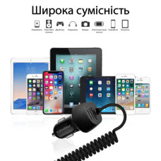 Зарядний пристрій Promate 17W USB + Lightning (voltrip-i.black)