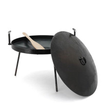 Сковорода туристична SHOP PAN з диска борони 40см + кришка (SPS40+)