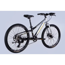 Велосипед Formula 26" F-1 DD рама-13" AL 2026 сріблясто-чорний (OPS-FR-26-817)