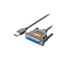 Кабель для принтера USB 2.0 to DB25 2.0m US167 black Ugreen (20224)