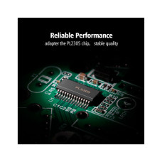 Кабель для принтера USB 2.0 to DB25 2.0m US167 black Ugreen (20224)