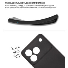 Чохол до мобільного телефона BeCover silicone ZTE Blade A76 4G Black (714934)