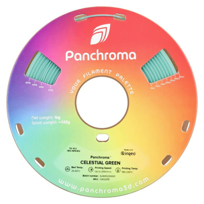 Пластик для 3D-принтера Polymaker PLA PANCHROMA CELESTIAL 1,75mm 1kg GREEN (CA02015)