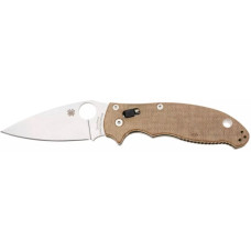 Ніж Spyderco Manix 2 CPM Cru-Wear Micarta Brown (C101MPCW2)