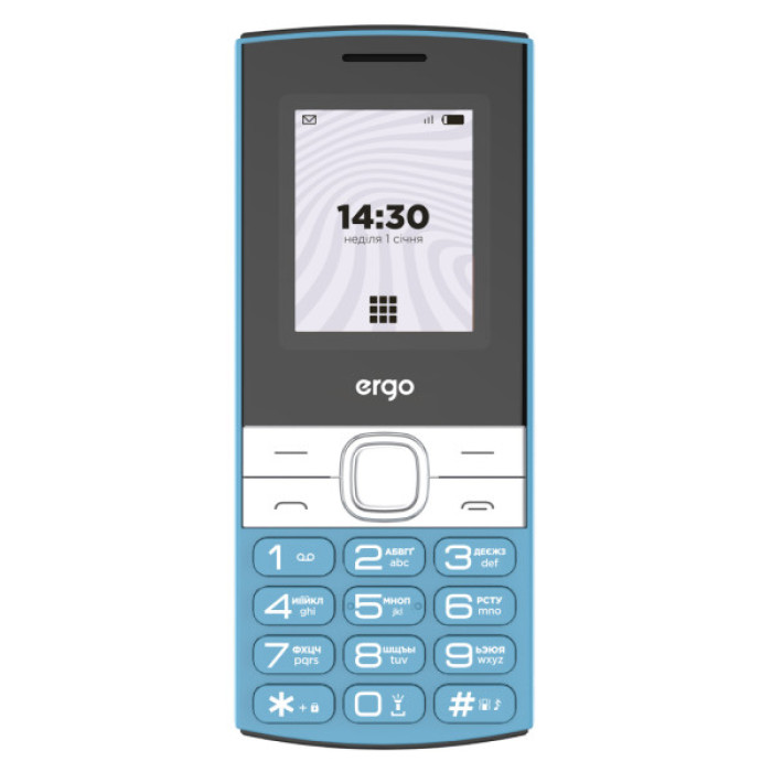 Мобільний телефон Ergo B185 Blue