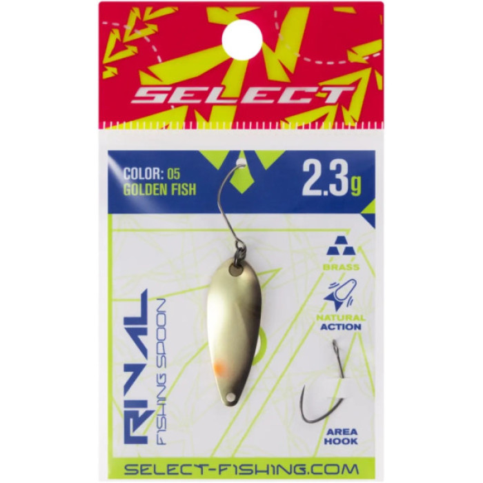 Блешня Select Rival 2.3g 30mm 05 Golden Fish (1870.80.05)