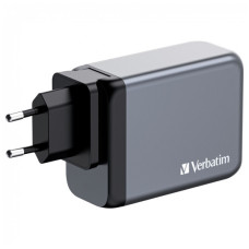 Зарядний пристрій Verbatim GaN 200 W 4 ports (2xUSB-C-100 W,USB-C-65 W /USB-A -3.0) (32204)