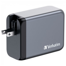 Зарядний пристрій Verbatim GaN 200 W 4 ports (2xUSB-C-100 W,USB-C-65 W /USB-A -3.0) (32204)