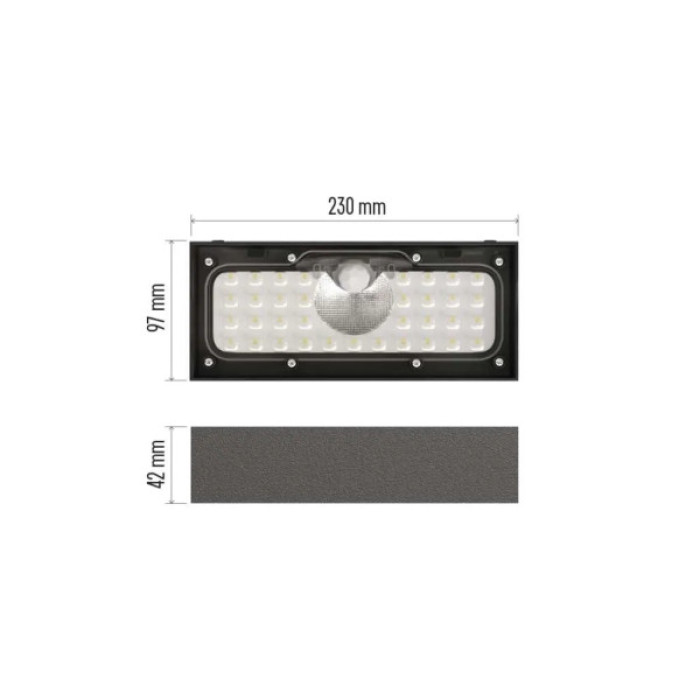 Світильник EMOS 900лм IP65 4000K PIR (ZG166S)