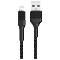 Дата кабель USB 2.0 AM to Micro 5P 1.0m 2.1A black XO (NB51-M-1-BK)