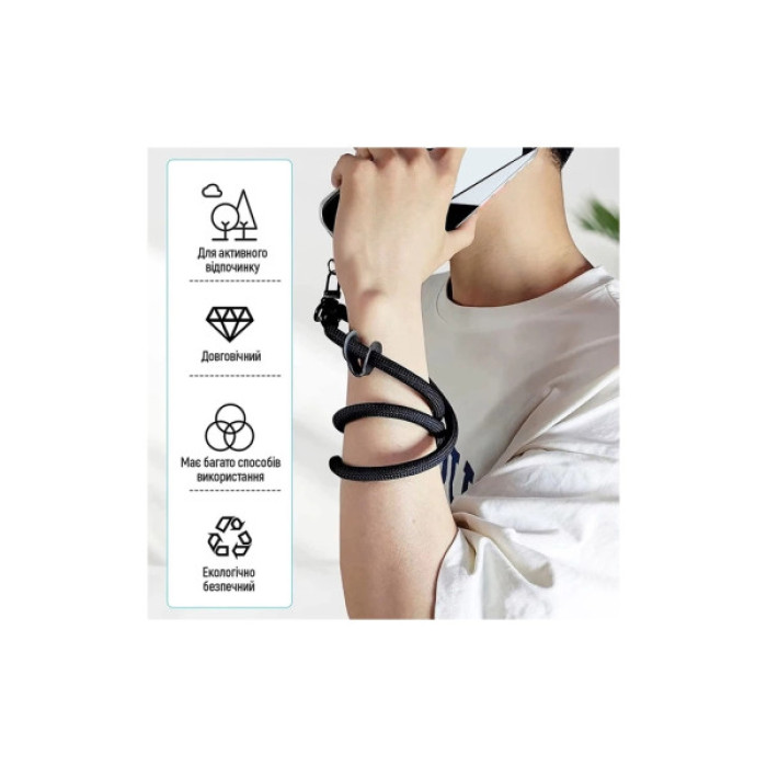 Ремінець для смартфону ColorWay Freedom Strap, green (CW-SCFS-GN)