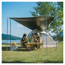 Намет Naturehike чотиримісний із тентом автоматичний Ango CNK2550WS010, коричневий (6927595789094)