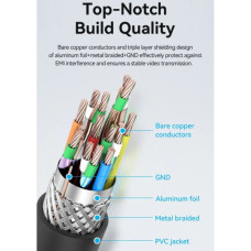 Кабель мультимедійний HDMI M to HDMI mini M 3.0m V2.0 4K60Hz VENTION (AGHBI)