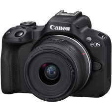 Цифровий фотоапарат Canon EOS R50 + RF-S 18-45 IS STM Black Creator Kit (5811C036)
