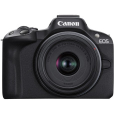 Цифровий фотоапарат Canon EOS R50 + RF-S 18-45 IS STM Black Creator Kit (5811C036)