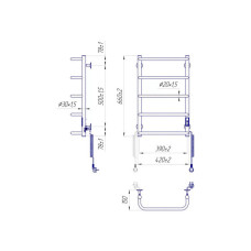 Сушарка для рушників MARIO Стандарт НР-І (2.3.0213.10.P)