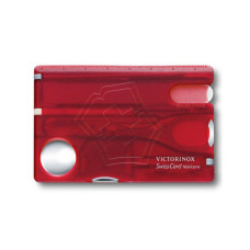 Мультитул Victorinox SwissCard NailCare Transparent Red (0.7240.T)