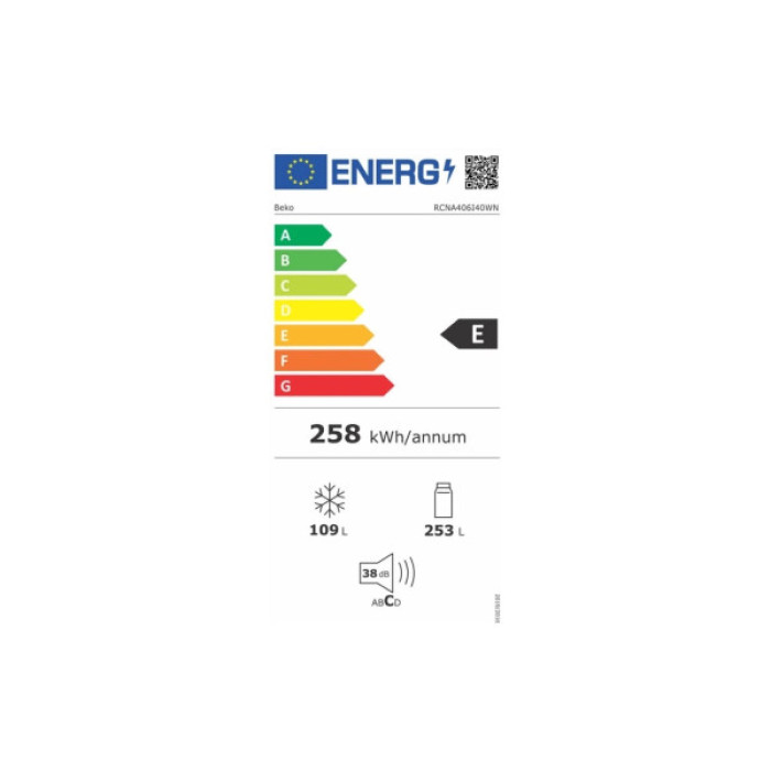 Холодильник Beko RCNA406I40WN