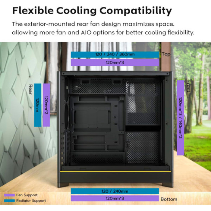 Корпус MONTECH HS01 (B)