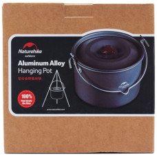 Котел туристичний Naturehike Camping NH17D021-G 4л Aluminium (6927595723173)
