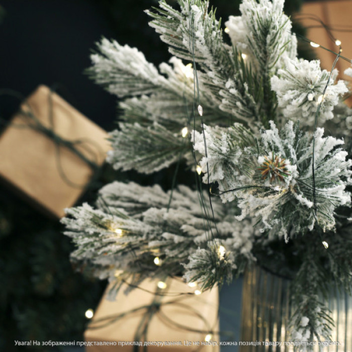 Гірлянда YES! Fun Нитка 50 м, 500 LED тепло-біла, 8 функцій, пульт. (975129)