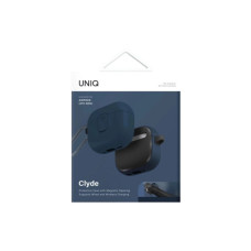 Чохол для навушників Uniq Clyde для AirPods 4 Lock Case Blue (8886463693209)