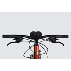 Велосипед Space 24" LYRA DD FR рама-11" AL 2026 помаранчево-сріблястий (OPS-SP-24-080)