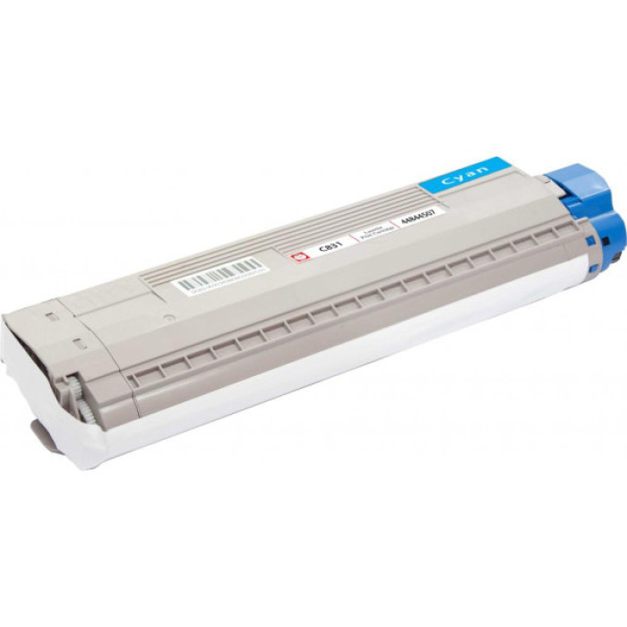 Тонер-картридж BASF OKI C831/841 Cyan, 44844507 (KT-44844507)