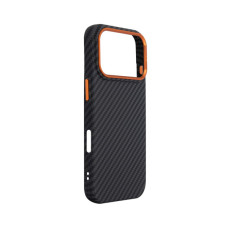 Чохол до мобільного телефона Armorstandart LikeCarbon2 SE MagCase Apple iPhone 17 Pro Black Orange (ARM89161)