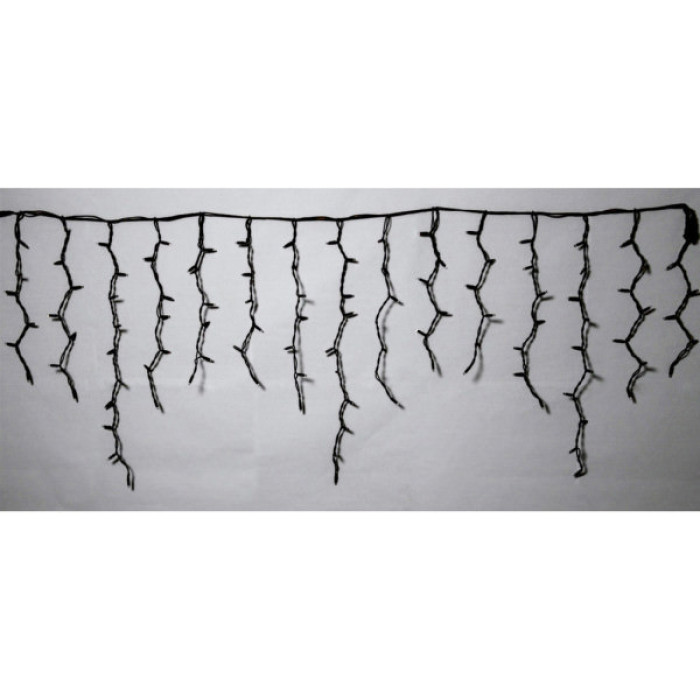 Гірлянда Delux ICICLE 108LED 2x1 м Жовтий flash Білий/Чорний IP44 (90015178)