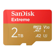 Карта пам'яті SanDisk 2TB microSDXC class 10 UHS-I U3 V30 A2 Extreme (SDSQXAV-2T00-GN6MA)