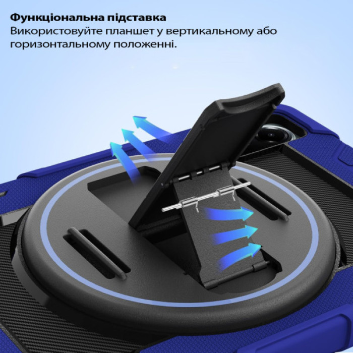 Чохол до планшета BeCover Horizontal handle Samsung Galaxy Tab S10 FE Plus (SM-X620/SM-X626) 13.1" Deep Blue (714569)