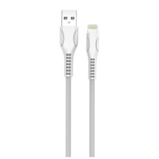 Дата кабель USB 2.0 AM to Lightning 1.0m line-drawing white ColorWay (CW-CBUL027-WH)