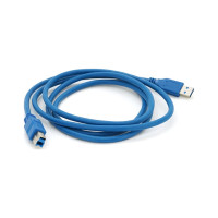 Кабель для принтера USB 3.0 AM/BM 1.8m blue Voltronic (YT-3.0AM\BM-1.8BL)