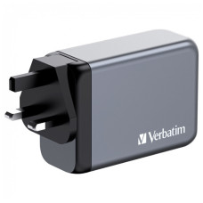 Зарядний пристрій Verbatim GaN 240 W 4 ports (USB-C-140 W,USB-C-100 W,USB-C-65 W /USB-A -3.0) (32205)
